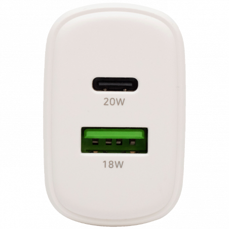 home Punjač kučni, brzi, 1 x USB-A, 1 x USB-C, 20W, GaN - SA20PPS