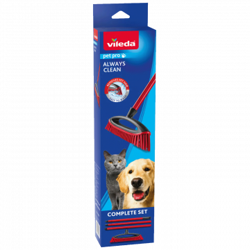 Vileda Četka za čišćenje dlaka i krzna kućnih ljubimaca - Pet Pro Hair and Fur Sweeping Brush