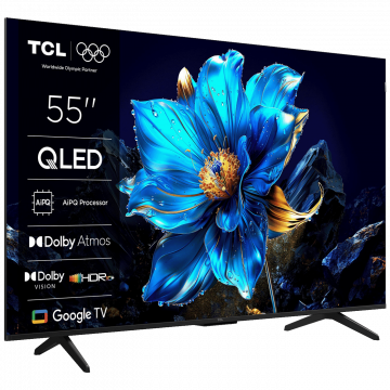 TCL Televizor Smart QLED P7K UHD 55", Google TV - 55P7K