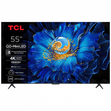 TCL Televizor Smart QD-Mini LED 4K UltraHD 55", Google TV - 55C6KS