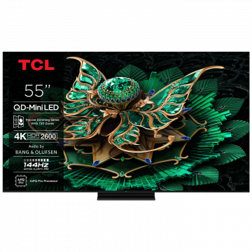 TCL Televizor Smart C7K Premium QD-MiniLED 55", Google TV - 55C7K