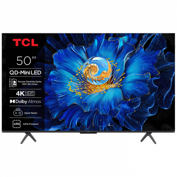TCL Televizor Smart QD-Mini LED 4K UltraHD 50", Google TV - 50C6KS
