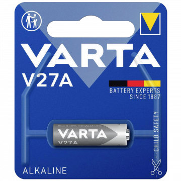 Varta  Baterija alkalna, 12V, LR27A, LR27, MN27, 27AE - V27A
