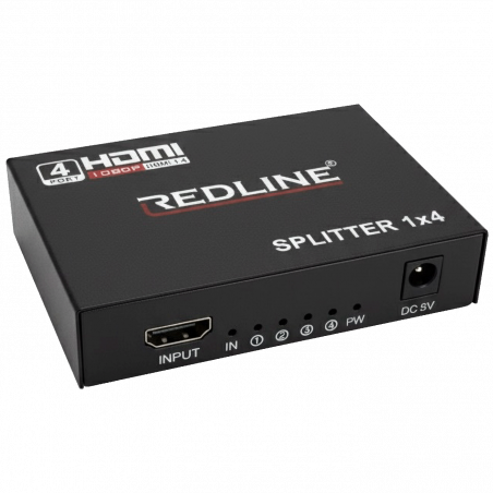 REDLINE HDMI razdjelnik, 1 ulaz - 4 izlaza - HS-4