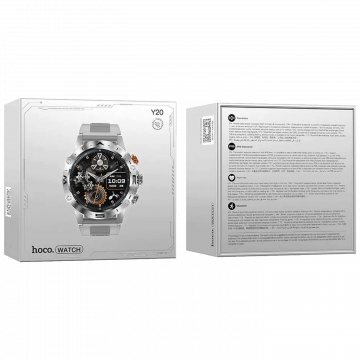 hoco. Pametni sat, 1.53" zaslon, Bluetooth, IP67 - Y20 Silver