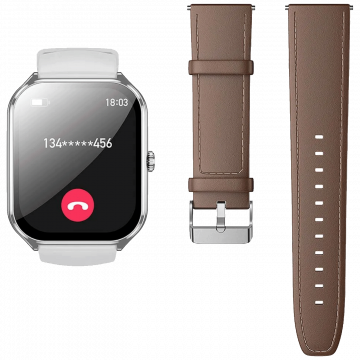 hoco. Pametni sat, 1.96", AMOLED zaslon, Bluetooth , IP67 - Y28 Silver