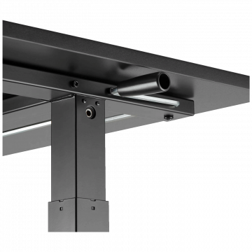 Ergo Office Radni stol 140 x 60 cm, podesiva visina, crna - ER-401 B