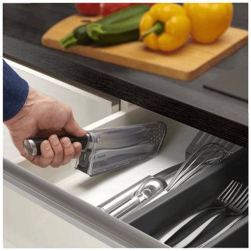 Tefal Nož 16.5 cm i oštrač, set, EverSharp - K2569004