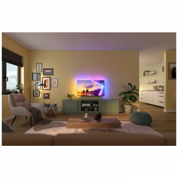 Philips Televizor Smart QLED 4K UHD 55"@Titan OS, Ambilight - 55PUS8400/12