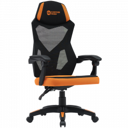 CANYON Wave MCH02 gaming stolica Mesh Black Orange | Giga Informatika