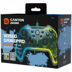 CANYON GP-02 gamepad za igre, žičani, RGB | Giga Informatika