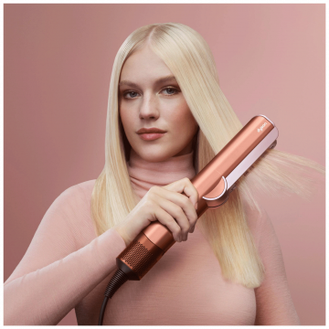 Dyson Pegla za kosu,1600W, Airstrait Amber Silk/Pink Champagne
