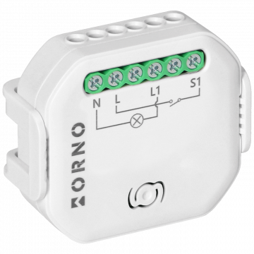 Orno 1-kanalni relej, WiFi, Bluetooth, Tuya Smart - OR-SH-17100
