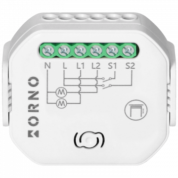 Orno Relej za rolete,  WiFi, Bluetooth, Tuya Smart - OR-SH-17104
