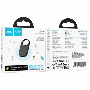 hoco. Inteligentni lokator uređaja, Google Find My Device - E98A Starry, Black