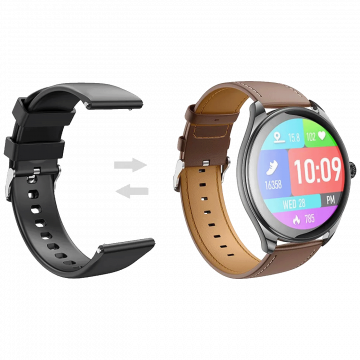 hoco.  Pametni sat, 1.43" AMOLED, Bluetooth, IP67 - Y22 Black