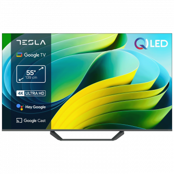 Tesla Televizor Smart QLED 4K UltraHD 55", Series 6, Google TV - Q55E655GUS