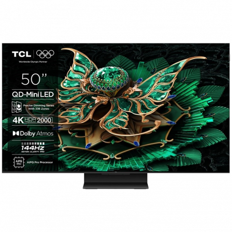 TCL Televizor Smart Premium QD-Mini LED 4K UltraHD 50",Google TV - 50C7K