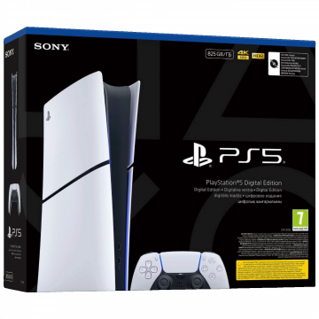 Sony Entertainment Igraća konzola PlayStation 5 Digital Edition E Chassis - PS5 Slim Digital Edition E Chassis
