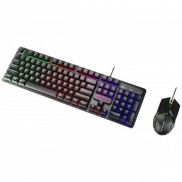 Tracer Tastatura sa osvjetljenjem, optički miš, gaming set, USB - Gaming set BOOST USB