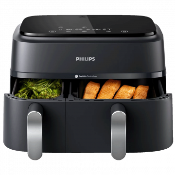 Philips Friteza na vrući zrak sa dvije košare, 2750W, 9 lit. - NA351/00