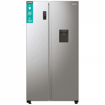 Gorenje Frižider/Zamrzivač, ukupna zapremina 547 l, Side-by-side, E - NRR9185EAXLWD