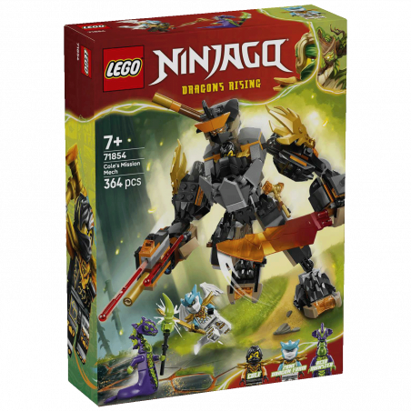 Lego Coleov robot za misije i zmajski Zane, LEGO Ninjago - Coleov robot i zmajski Zane