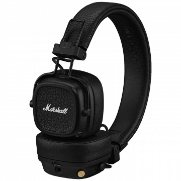 Marshall Slušalice bežične / žične, sa mikrofonom, Bluetooth - Major V - Black