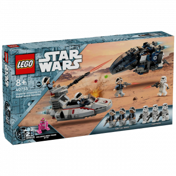 Lego Imperial Dropship Vs. Rebel Scout Speede, LEGO Star Wars