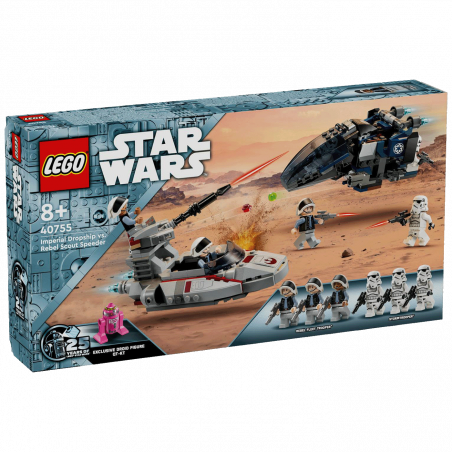 Lego Imperial Dropship Vs. Rebel Scout Speede, LEGO Star Wars