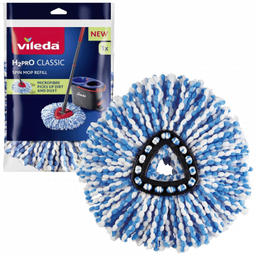 Vileda Zamjenska krpa za čišćenje poda za H2PRO Spin Mop - H2PRO Spin Mop Refill