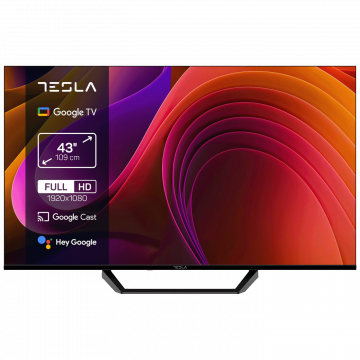 Tesla Televizor Smart LED FullHD 43", Google TV - 43E655BFS