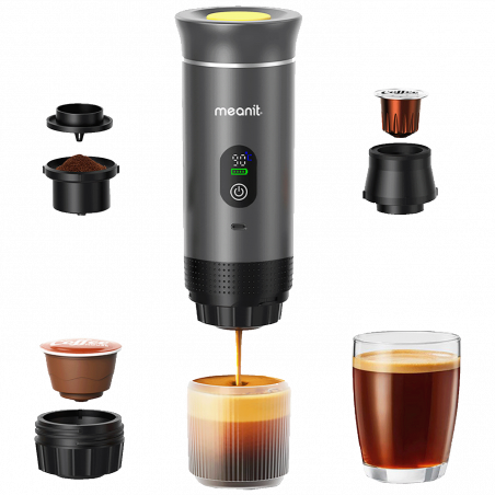 MeanIT Prijenosni aparat za espresso kafu, univerzalni 3-u-1 - Z01 Pro