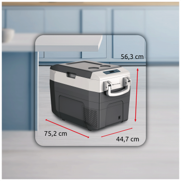 MELCHIONI family Frižider, prijenosni, kapacitet 37 lit., do -18 °C, 12V/220V - GLACIALE 40