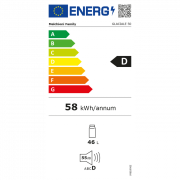 MELCHIONI family Frižider, prijenosni, kapacitet 46 lit., do -18 °C, 12V/220V - GLACIALE 50