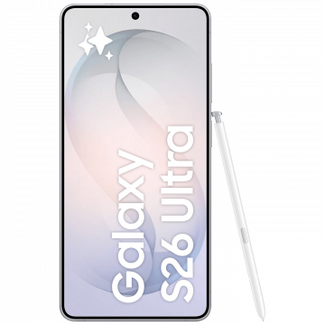 Samsung Smartphone 6.8", 5G, Octa Core 7.74GHz, RAM 12GB, 200Mpixel - Galaxy S26 Ultra 12GB/256GB White