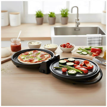 Zilan Pizza pekač, aparat za tost, sendvič, palačinke i roštilj - ZLN7890