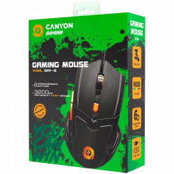 CANYON Vigil GM-2 RGB gaming miš, žičani, 6 tipki, | Giga Informatika