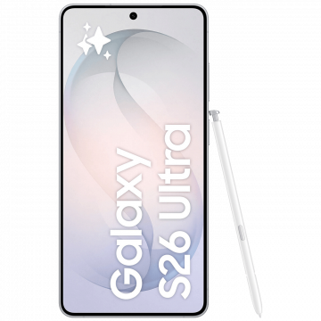 Samsung Smartphone 6.9", 5G, Octa Core 7.74GHz, RAM 12GB, 200Mpixel - Galaxy S26 Ultra 12GB/512GB White