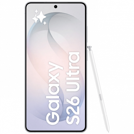 Samsung Smartphone 6.9", 5G, Octa Core 7.74GHz, RAM 12GB, 200Mpixel - Galaxy S26 Ultra 12GB/512GB White