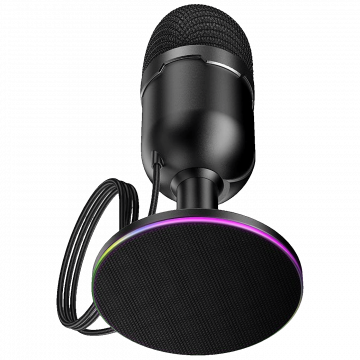 hoco. Mikrofon, stolni, RGB, USB - L25