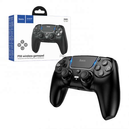 hoco. Gamepad bežični za PS5, 600 mAh - GA32 Dragon Black