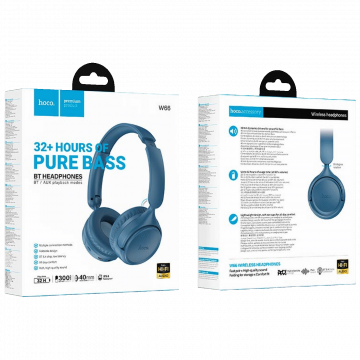 hoco. Slušalice bežične, Bluetooth / AUX - W66 Blue