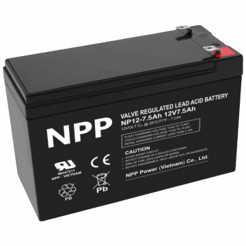 NPP Baterija akumulatorska, 12V / 7.5Ah - NPP NP12V-7.5Ah