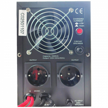 Gembird UPS/ Izvor neprekidnog napajanja, 2000VA, 1400W - UPS-PSW-2000VA GMB LONG
