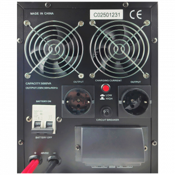 Gembird UPS/ Izvor neprekidnog napajanja, 5000VA, 3500 W - UPS-PSW-5000VA GMB LONG