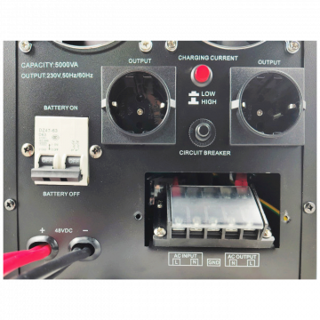 Gembird UPS/ Izvor neprekidnog napajanja, 5000VA, 3500 W - UPS-PSW-5000VA GMB LONG