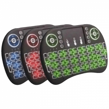Gembird Bežična mini tastatura, 3u1, RGB - GMB-I8