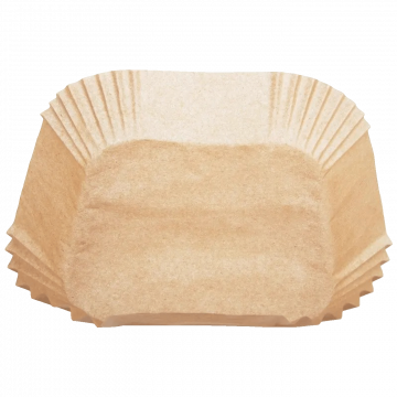 Extralink Papir za pečenje za friteze na vrući zrak, 20x20 cm, 50 kom. - Paper Liners for Air Fryers 50pcs