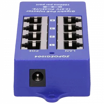 Extralink PoE iInjector sa 4 1000Mb/s RJ45 porta, pasivni - 4 Port Gigabit PoE Injector